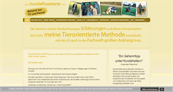 Desktop Screenshot of hundefluesterer.com